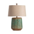 thumbnail image 2 of Duncan 26-Inch Table Lamp, Antique Green, 2 of 9