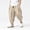 Khaki, variant on Boys Harem Pants Loose Stretchy Waist Casual Hippie Trousers Trendy Wide Leg Oversized Comfoy Outdoor(White,2-3 Years)
