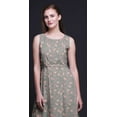 thumbnail image 5 of Bimba Robe Longue Sans Manches à Imprimé Floral pour Femmes Style Chic Maxi-Robe-X-Grand, 5 of 5