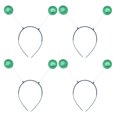 thumbnail image 1 of 4pcs Bolas delicadas Hoops para el cabello Creativo Brillante Headdress Noved Cabello Decors, 1 of 6