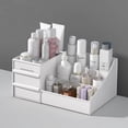 thumbnail image 1 of Caja de cosméticos tipo cajón, tocador, caja de almacenamiento de cosméticos de escritorio, compartimento, estante de acabado, 1 of 5