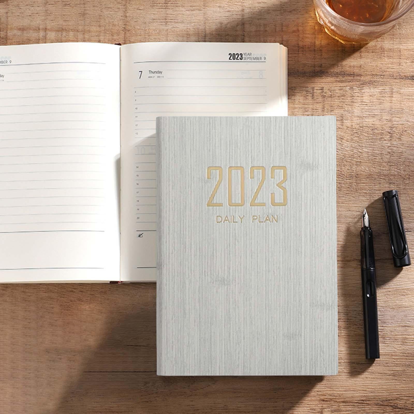 Diary A5 Daily Plan Notebook for 2023 Goals habits Schedules track