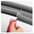 thumbnail image 6 of 36 Inch Door Draft Stopper Large Door Stopper 36IN Under Door Noise Blocker Stoppers Entry Door Guard For Bottom Of Doors Adjust-able Twin Door (Upgrade-Brown), 6 of 7