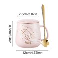 thumbnail image 3 of Ceramic Coffee Mug Cup for Office and Bedroom, 300 g, 12 x 12 x 8 cm, with Comfortable Handle, P-Ink Colour, 1 Pack, 3 of 6