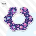 thumbnail image 3 of Hirioo Skull rainbow color for Baby Cotton Petal Bib Drool Bibs for Baby Boy Unisex, 3 of 9