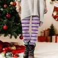 thumbnail image 6 of Gamivast Yoga Pants Women High Waist Stretch Casual Soft Bottoms Striped Pull on Tummy Control Graphic Leggings Trendy Ankle Length Funny Christmas Leggings, 6 of 6