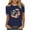 Navy, variant on Sexlip Womens Swimsuit Set Waving Flag Print Cover Up Design Crew Neck Short Sleeve Flowy Silhouette Quick Dry Fabric for Beach Outings White XL