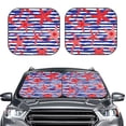 thumbnail image 2 of Haiem Sea Stars Car Windshield Sun Shade (2 Pieces) Foldable Windshield Sun Shade Car Accessories for Truck SUV Pickup-Small, 2 of 7