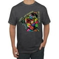 thumbnail image 1 of Dean Russo The Only Person Dog Lover Men's Graphic T-Shirt, Heather Black, Small, 1 of 6