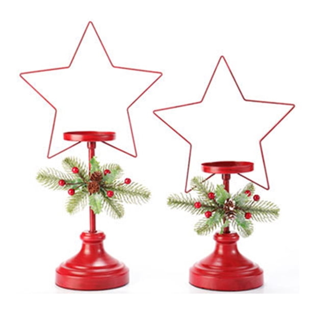 Candelabros, candelabros navideños, se pueden usar para decorar el dormitorio, la oficina y otras decoraciones.