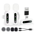 thumbnail image 1 of Micrófono Lavalier inalámbrico USB C GoorDik para Android blanco, 1 of 7