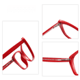 thumbnail image 2 of Marco negro luz anti-azul espejo plano calle foto gafas marco transparente mujeres, 2 of 5