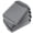 Gray, variant on Fast Food Cafeteria Serving Tray, Rectangular Stackable Tray with Non‑Slip Surface for Restaurant Home Use