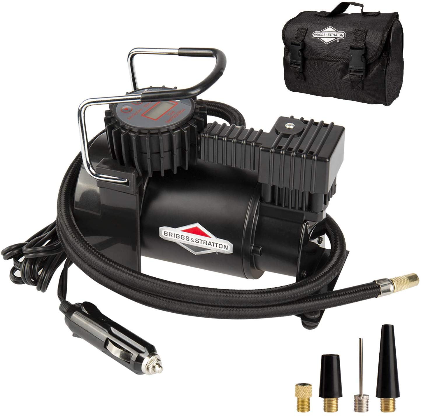 BRIGGS & STRATTON MINI AIR COMPRESSOR INFLATOR 12V DC BSIN210DC