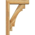 thumbnail image 3 of Ekena Millwork 6"W x 24"D x 36"H Merced Block Rough Sawn Bracket w/ Offset Brace, Western Red Cedar, 3 of 25