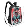 thumbnail image 2 of My Hero Academia MHA School Bag Daypack Multipurpose Backpack Satchel Bookbag Oxford Cloth Adjustable Shoulders Rucksack, 2 of 6