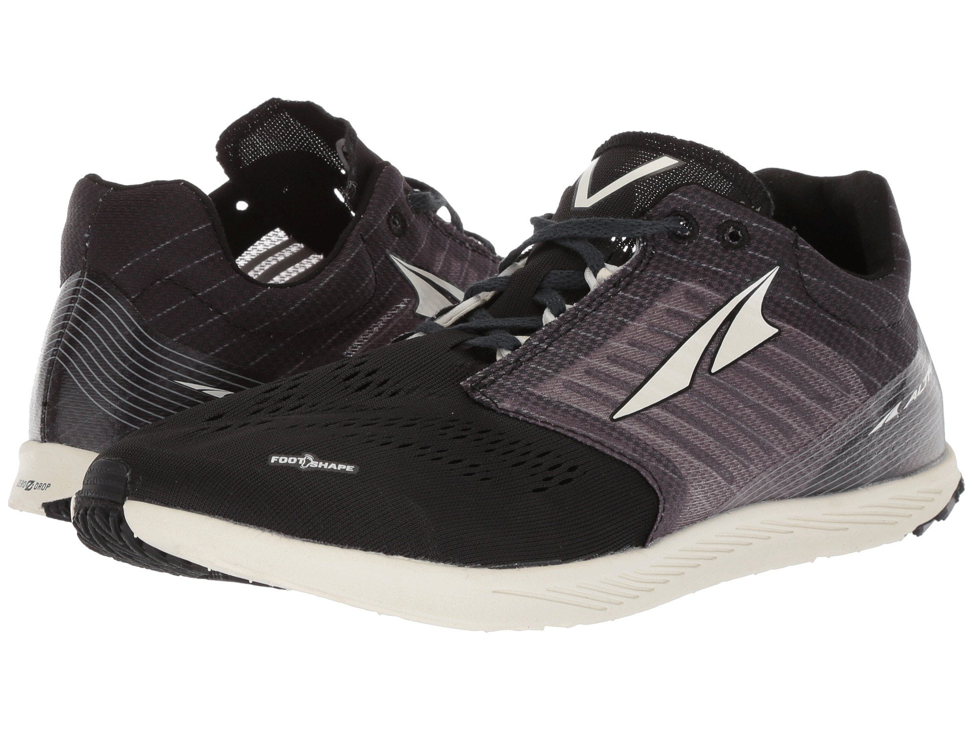 Altra Men's Vanish-R Lace-Up Zero Drop Athletic Running Shoes Black (9