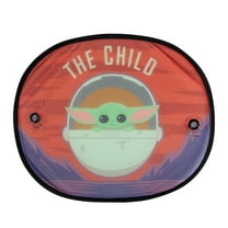 Plasticolor Star Wars Baby Yoda Desert Universal Automotive Mesh Side Window Sunshades, 2 Piece