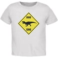thumbnail image 1 of Dino Crossing White Toddler T-Shirt, 1 of 1