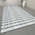 thumbnail image 4 of Shower Mat Non Slip -15.7"*26.7", PVC Bathroom Mat, Sturdy Bath Mat Without Suction Cups for Indoor Outdoor Use, Curlable Quick Drain, Easy to Cut, 4 of 6