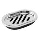 thumbnail image 4 of Juego de 4 piezas para baño, accesorios de baño, incluye caja de jabón, taza, soporte para cepillo de dientes, dispensador de jabón, juego de jabón negro, 4 of 8