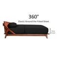 thumbnail image 2 of 600 Thread Count 4 Piece Quality Sheet Set 15 Inch Deep Pocket 100% Egyptian Cotton Color Black Solid Size Full, 2 of 6