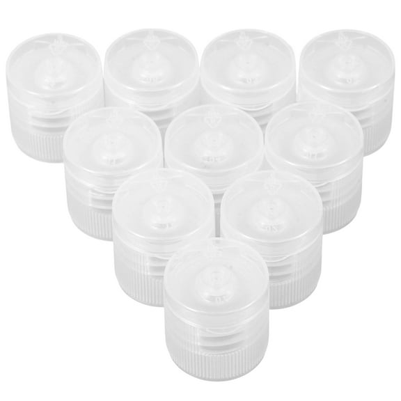 STOBOK 30Pcs White Screw-in Plastic Toothpaste Tube Caps Lightweight Durable Covers