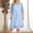 Dresses-110Light Blue, variant on Plus Size Dresses for Women Lace Chiffon Midi Dress Round Neck Layered Wedding Guest Cocktail Party Church Dress Elegant Evening Wear Navy XL