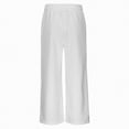 thumbnail image 5 of NIEWTR Girls Straight Leg Jogger Pants Baggy Fit Casual Lounge Sweatpants Elastic Waist with Pockets Comfortable Spring Pants（A01-White,2-4 Years), 5 of 7
