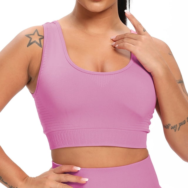 Breathable Yoga Vest for Women Chest Hollow Out Bra Soft Material for Summer Spring Running
