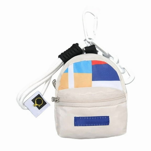 Colorful Backpack Keychain Accessory Practical Miniature Backpack Keychain Unique Key Holder For Daily Necessities