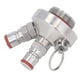 thumbnail image 3 of Lanza para grifo de barril de cerveza, accesorio de elaboración de cerveza de doble bola de acero inoxidable, lanza dispensadora de barril de cerveza construida para profesionales, 3 of 8