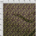 thumbnail image 2 of oneOone Viscose Chiffon Fabric Leaves & Floral Artistic Printed Craft Fabric BTY 42 Inch Wide, 2 of 4