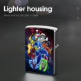thumbnail image 4 of Mega Man-theme Copper Metal Lighter Shell, Premium Replacement Refillable Lighter Case with Durable Metal Construction, Compatible with Zippo and Most Standard Lighter Models, 4 of 6