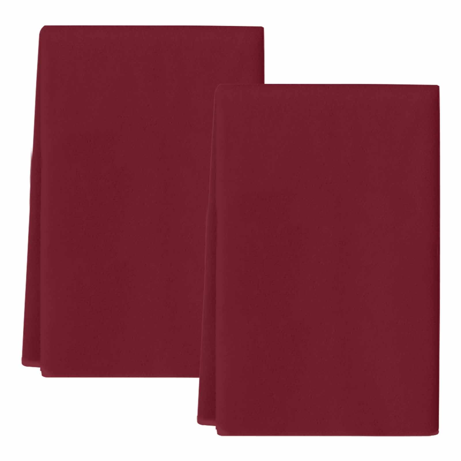Pure Red Wine Kitchen Towels Set of 2, Simple Solid Color Absorbent Dish Towels for Kitchen, Microfiber Hand Towel, Quick Drying Tea Towel for Cleaning Decorative Dishcloths