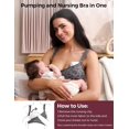 thumbnail image 6 of Momcozy Pumping Bra Hands Free, Wireless Nursing Bra, Maternity Bra for Spectra, Medela, Elvie, Willow,etc, 6 of 9