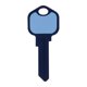 thumbnail image 1 of Llave en blanco para escribir en ella The Hillman Group KW1/10, 1 of 1