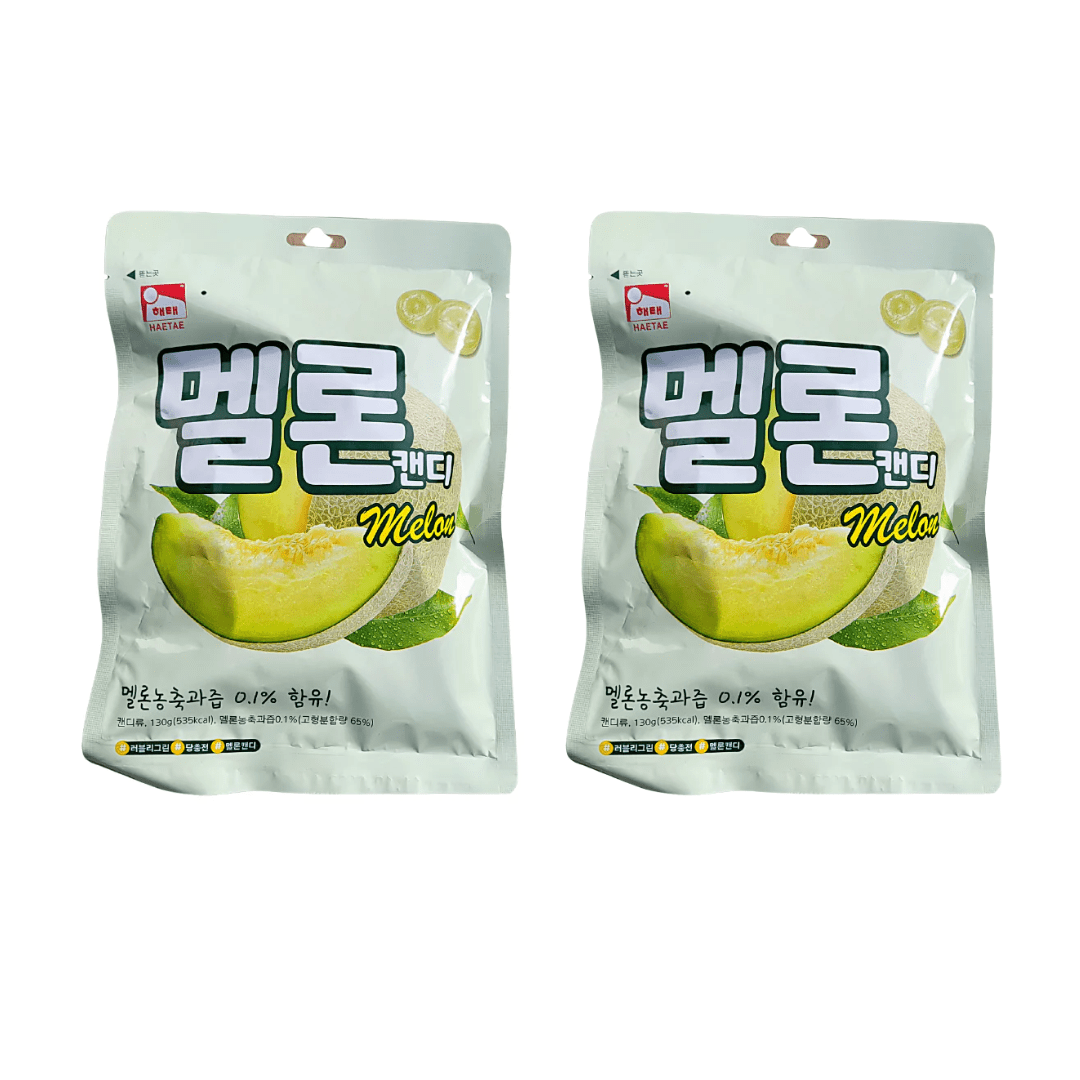 HaiTai Fruit Flavored Candy Melon Grape (130g/ea)