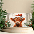 thumbnail image 6 of 1 Pcs 2D Flat License Plate Covers & Frames, Christmas Cow For Decorative Front, Waterproof For Decoration Aluminum License Plate Covers & Frames Cover For Men Women, 12" X 6", 6 of 7