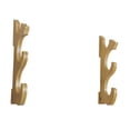 thumbnail image 3 of Soporte de pared para espadas de 3 niveles, base decorativa para katana. Color de la madera, 3 of 9