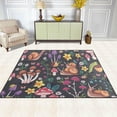 thumbnail image 3 of Coolnut Colorful Flowers Ladybugs Area Rug, 80"x 58" Pet & Child Friendly Carpet for Living Room Bedroom Dining Room,Indoor Outdoor Soft Rug Washable Non Slip Comfortable Area Rug, 3 of 6