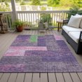 thumbnail image 6 of Addison Rugs Chantille Indoor/Outdoor Transitional Rectangles Purple Washable Rectangle Rug, 5' x 7'6", 6 of 6