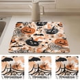 thumbnail image 4 of Dish Drying Mat Absorbent Dish Drainer Kitchen Counter 15.7x11.8inch Dish Drying Pad for Countertops Sinks Draining Racks Cat Face and Pumpkin, 4 of 9