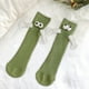 thumbnail image 5 of Calcetines de pareja perfecl Calcetines de tubo medio 3D Verde, 5 of 7