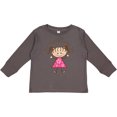 thumbnail image 3 of Inktastic My Nonna Loves Me Girls Long Sleeve Toddler T-Shirt, 3 of 5