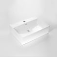 thumbnail image 2 of Dyconn Faucet Above Counter 23 x 17.32 Rectangle Bathroom Ceramic Vessel Vanity Sink, 2 of 4