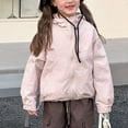 thumbnail image 6 of Hiijoy Toddler Girls Sun Protection Lightweight Outerwear Loose Fit Zipper Jacket, Sizes 2-16, 6 of 8