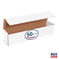 thumbnail image 2 of BOX USA BM1844 Corrugated Mailers, 18" x 4" x 4" White (Pack of 50), 2 of 9