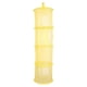 thumbnail image 5 of Organizador de almacenamiento de malla colgante plegable de red con 4 compartimentos, cesta de secado colgante Amarillo, 5 of 6