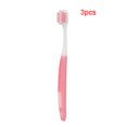 thumbnail image 4 of 3Pcs Soft Hair Toothbrush Teeth Stain Removal Tool Orthodontic Deep Cleaning Brush, 4 of 8